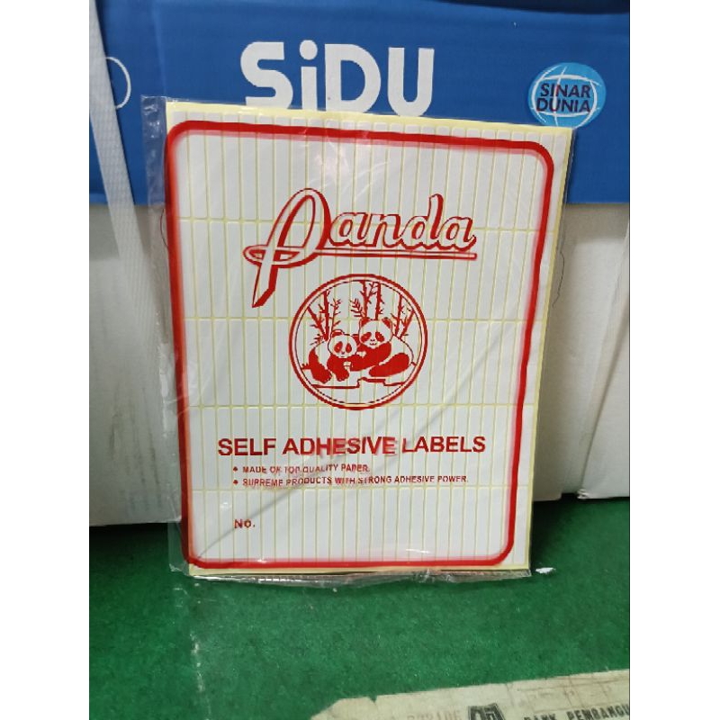 

label stiker No. 99