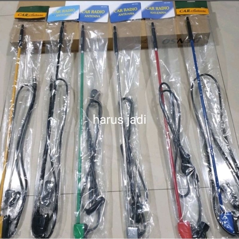 antena mobil variasi warna universal cocok untuk semua pick up dan truck