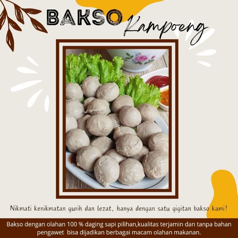 

Bakso Kampoeng 20 pcs