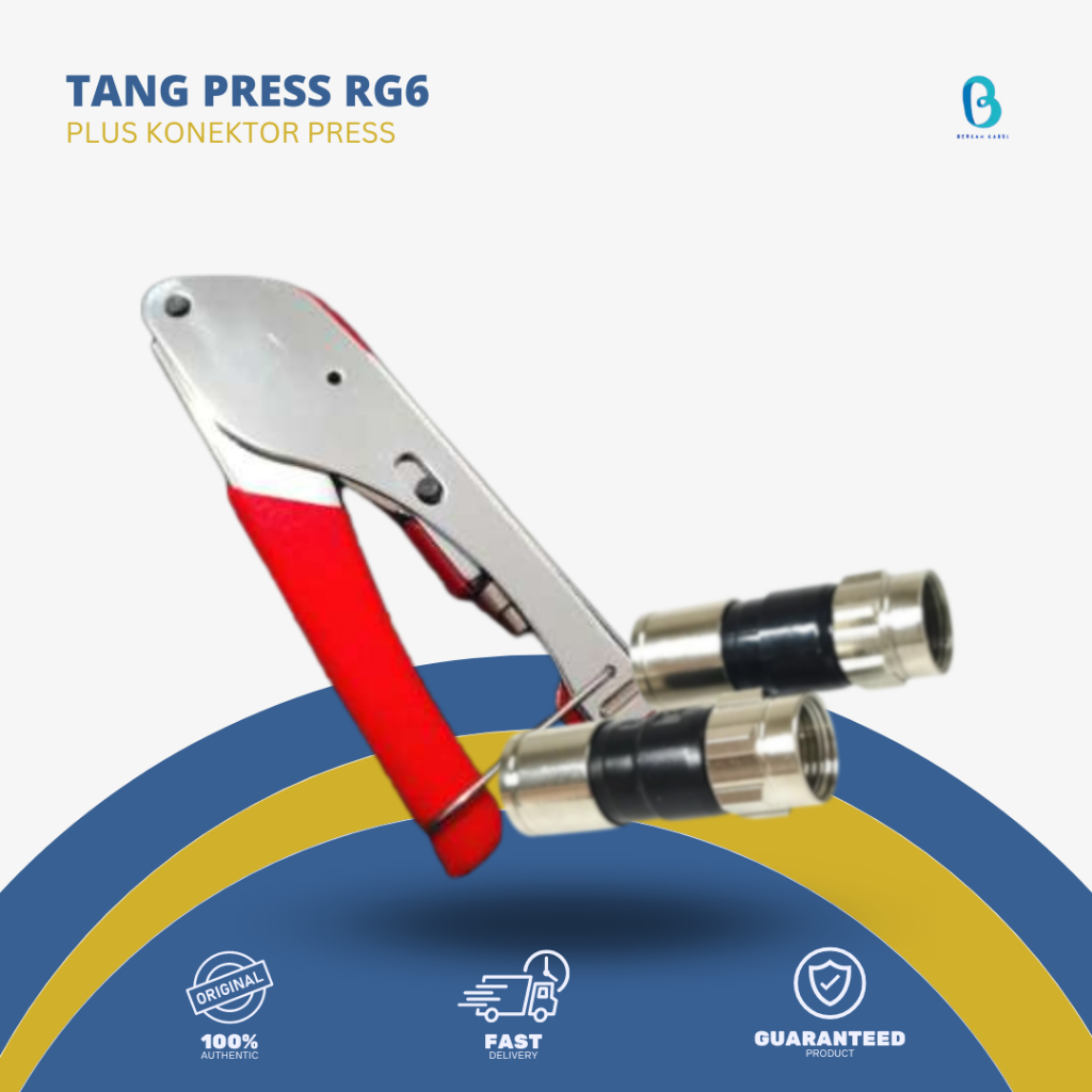 TANG PRESS RG6 + KONEKTOR PRESS