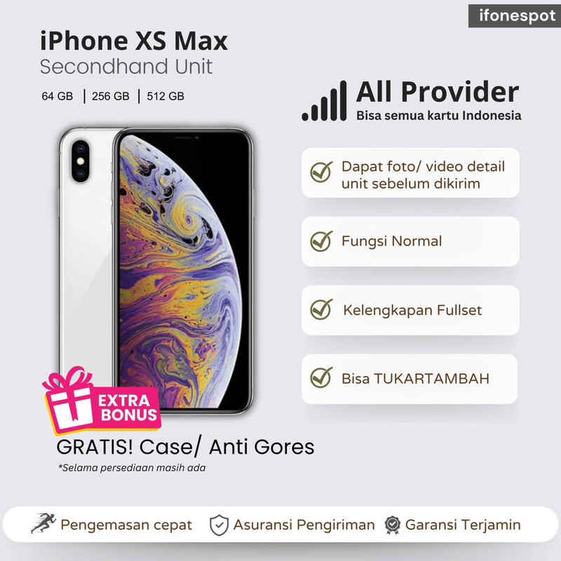 iPhone Xs max Second Original ex iBox