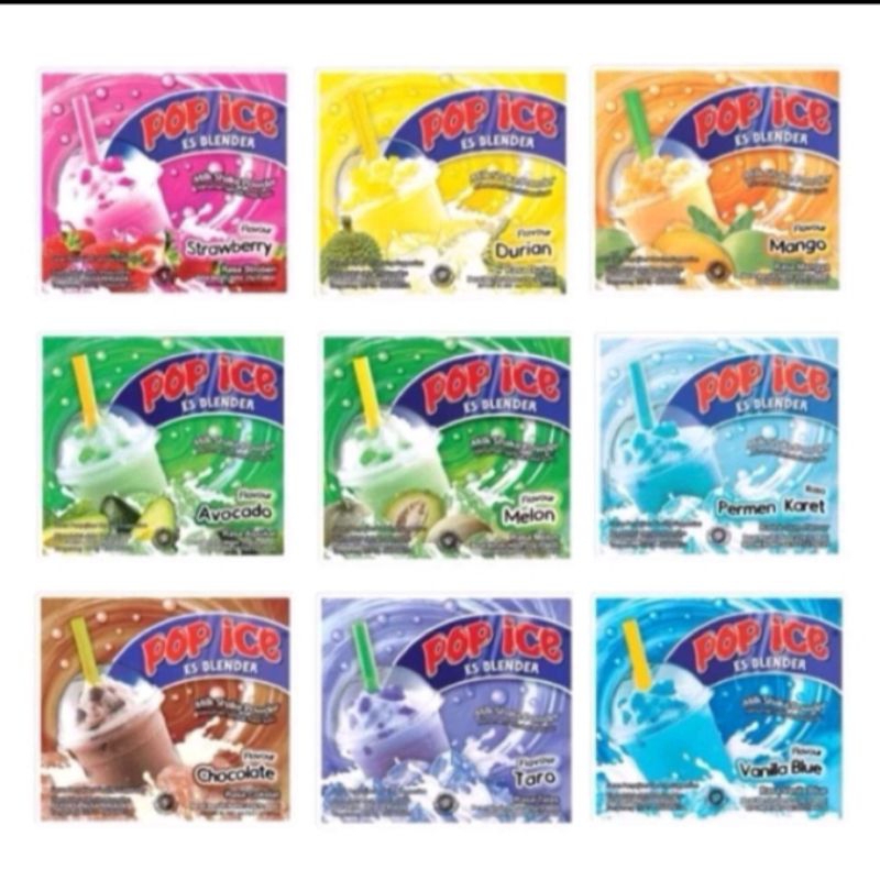

Minuman POP ICE TERMURAH Varian rasa
