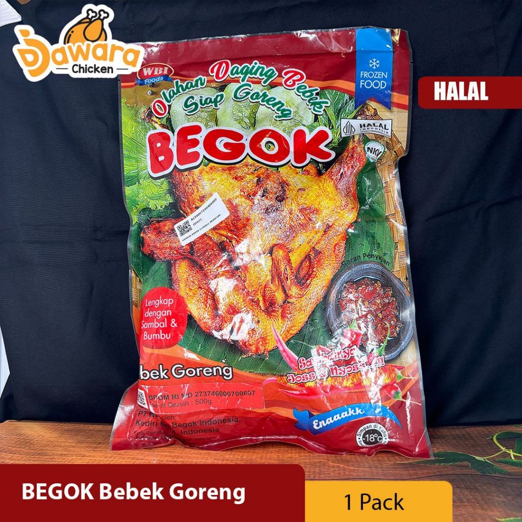 

BEGOK Bebek Goreng Premium 500gr