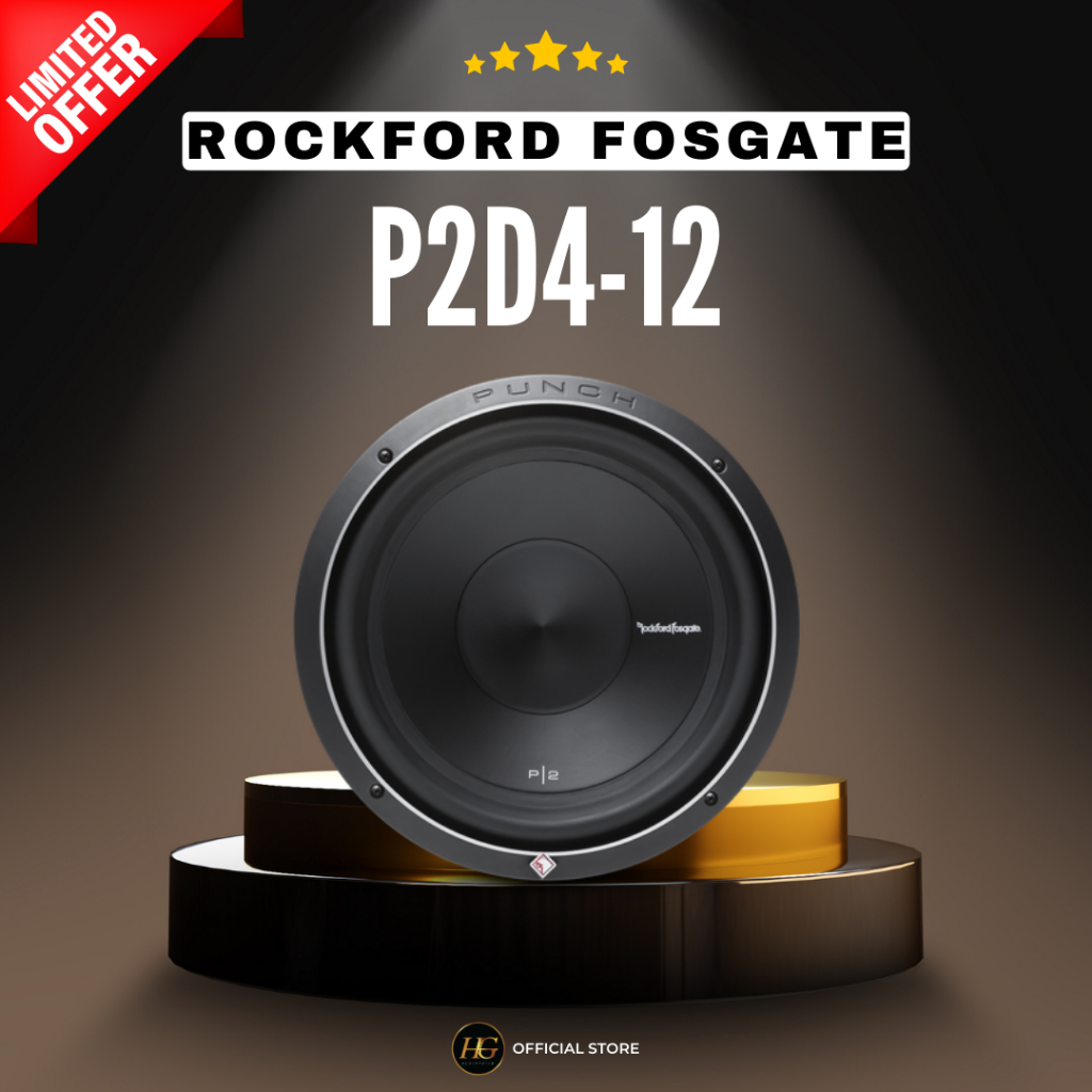 Subwoofer 12 inch Rockford Fosgate P2D4-12 (SALE)