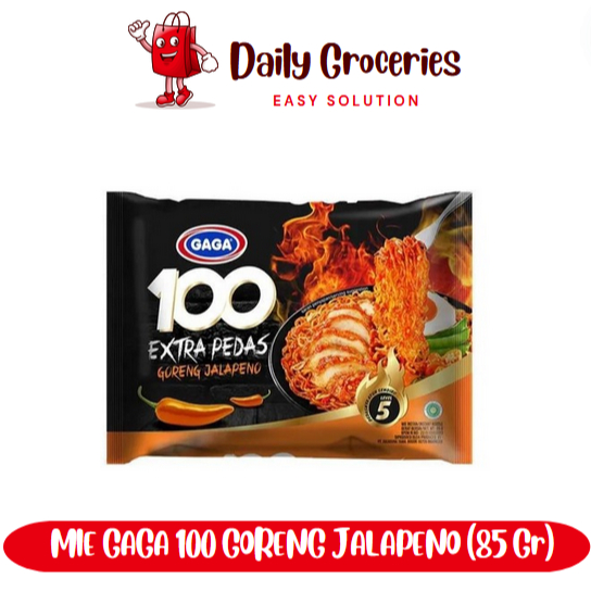 

Mie Gaga 100 Extra Pedas Goreng Jalapeno Extra pedas 85g