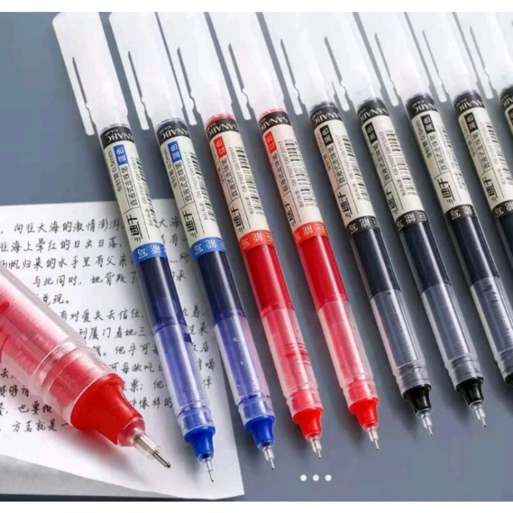 

WW 406 Pulpen Gel 0.5mm Bolpoin Pena Pulpen Tinta Gel Cair Pena Transparant Pen Gel