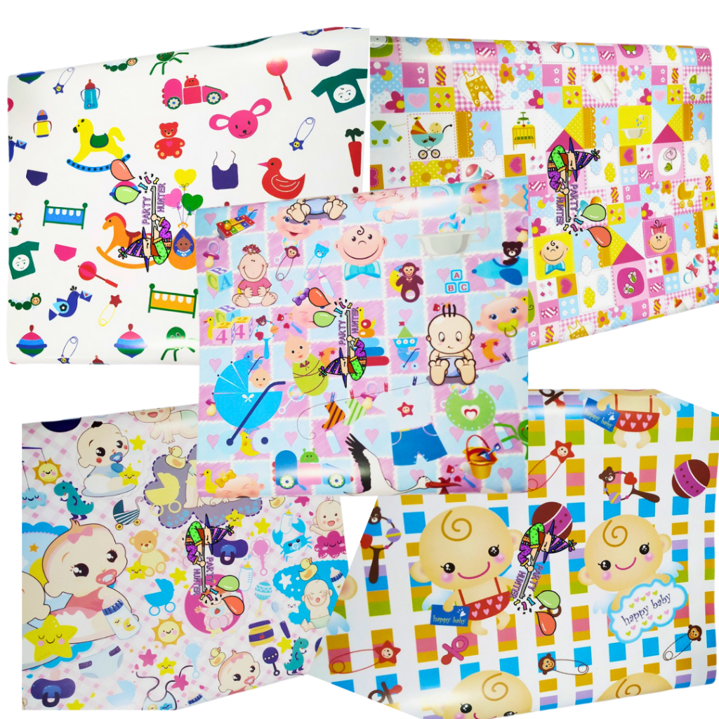 

Kertas Kado Lucu Motif Baby Glossy (5 Lembar)