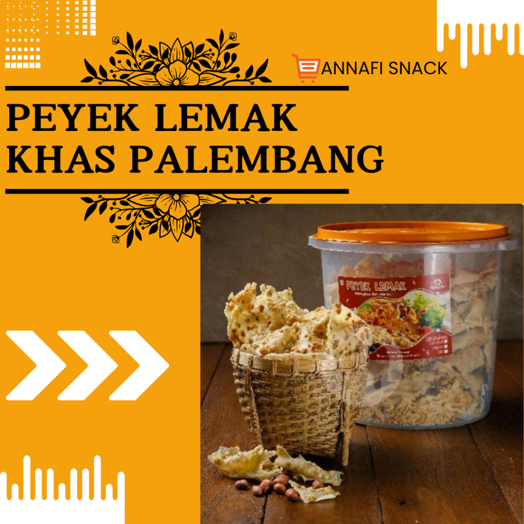 

PEYEK LEMAK KHAS PALEMBANG KACANG // KACANG REBON // TERI