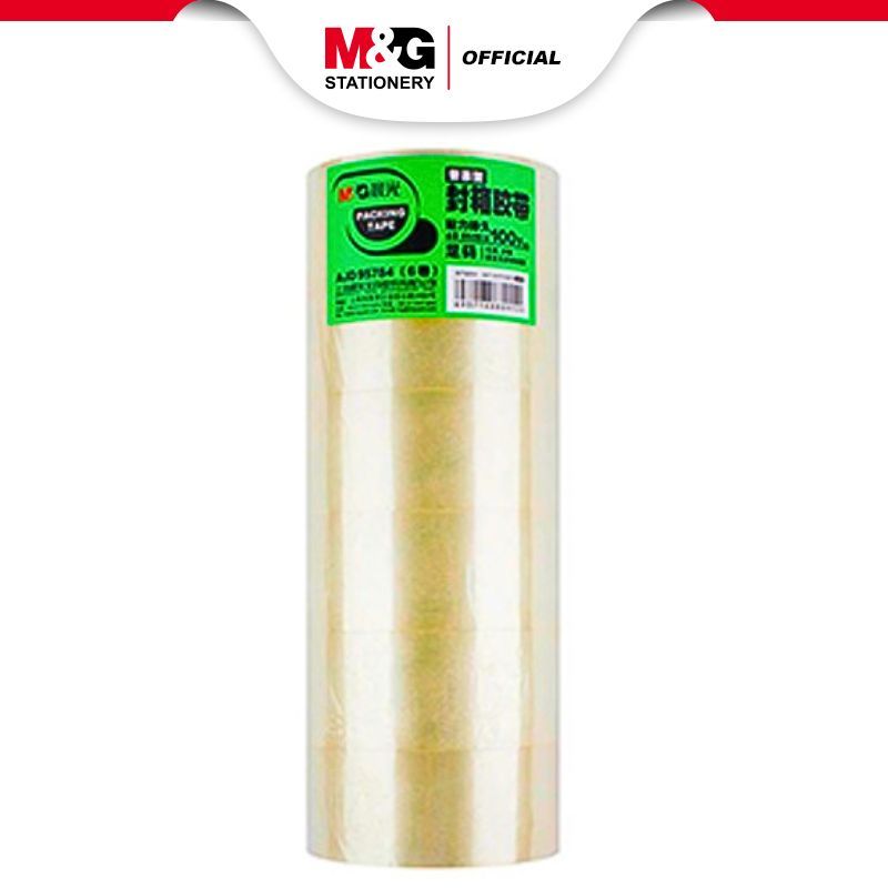 

M&G Economic Transparent Packing Tape 45u 48mmx100 y (6rolls) Isolasi bening