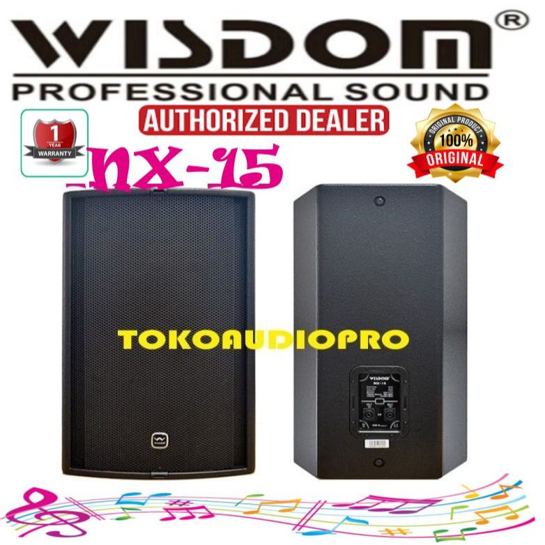 Speaker Wisdom NX15 15-Inch Speaker Pasif Original Wisdom NX-15