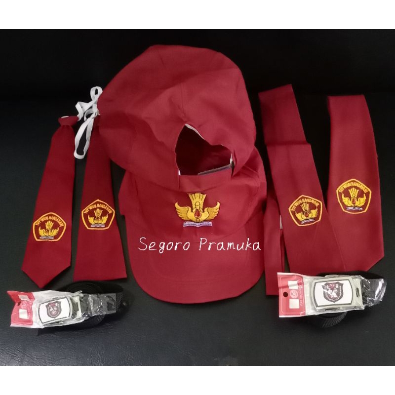 

Perlengkapan Sekolah Set SD/ Topi SD/ Dasi Sd/Ikat Pinggang SD