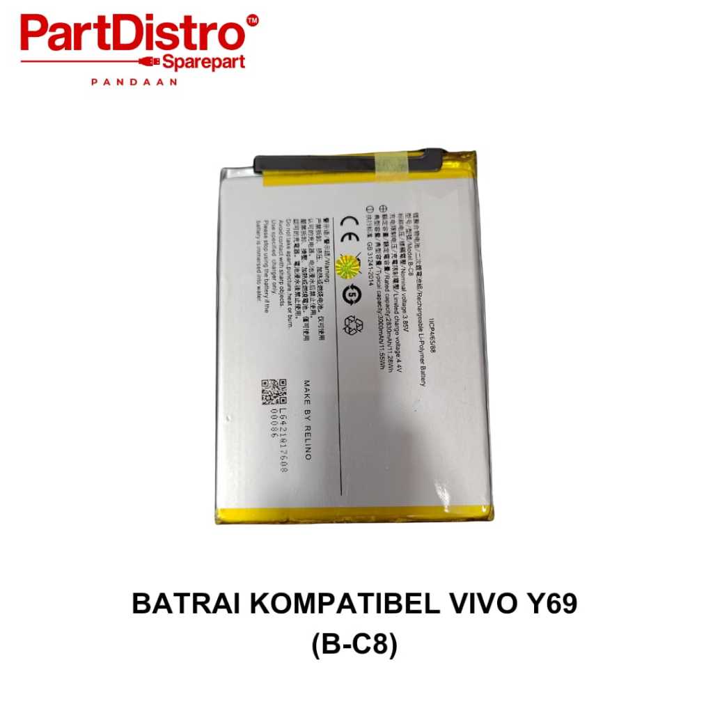 BATT/BATERAI/BATTERY ORI 100% VIVO Y69/B-C8 BT