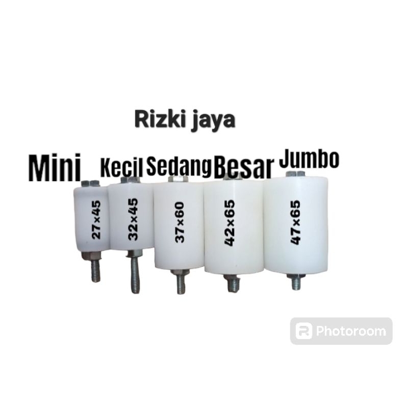 RODA ROLLER NILON[roda pagar besi nilon]/roda pintu pagar stainless