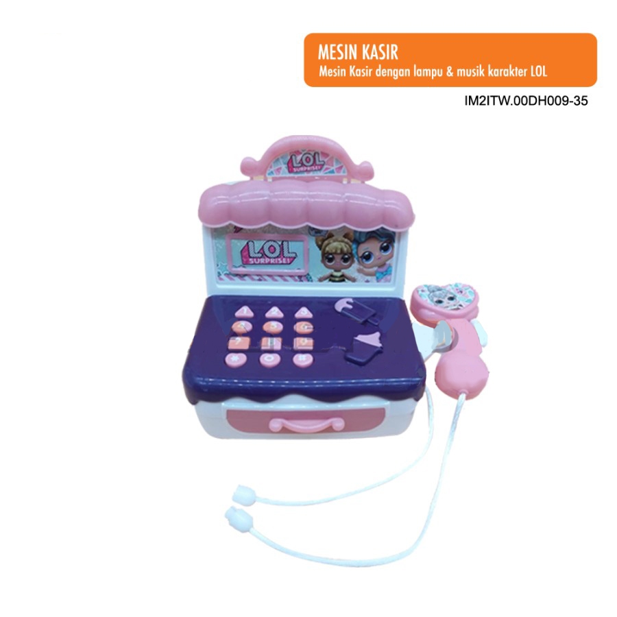 [ BISA COD]  TELEPHONE KUROMI SANRIO PHONE (Mesin Kasir Cash Register Telfon LOL Surprise Mainan Tel