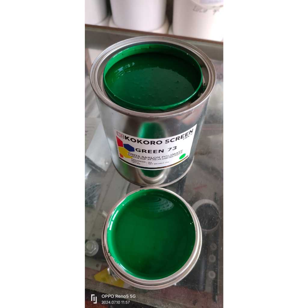 

Tinta sablon Green 73