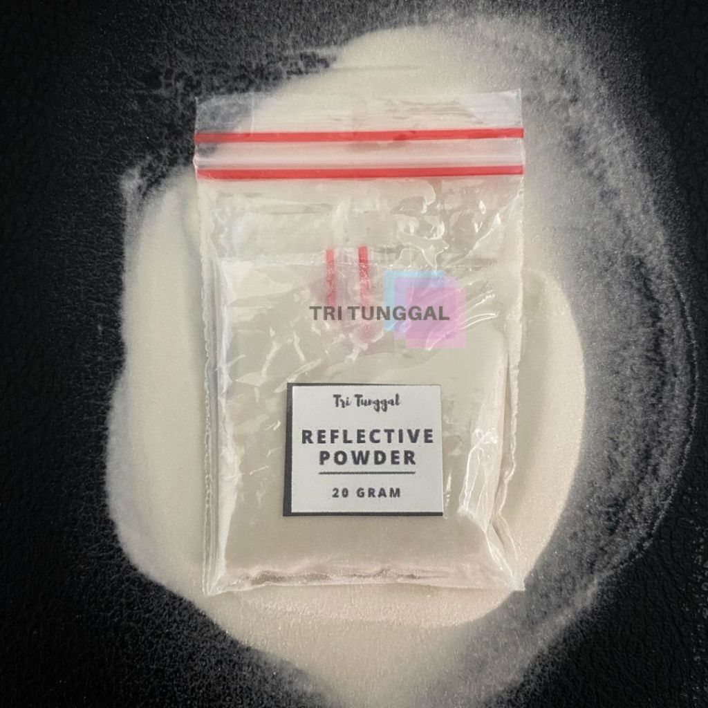 

Serbuk Reflective Putih Kemasan 20gr Serbuk Pantulan Cahaya Reflective Powder Bubuk Reflektif White Sablon Resin Clear Tinta Sablon Plastisol Glow Screen Mesh Kualitas Bagus Prakarya Toko Tri Tunggal Malang