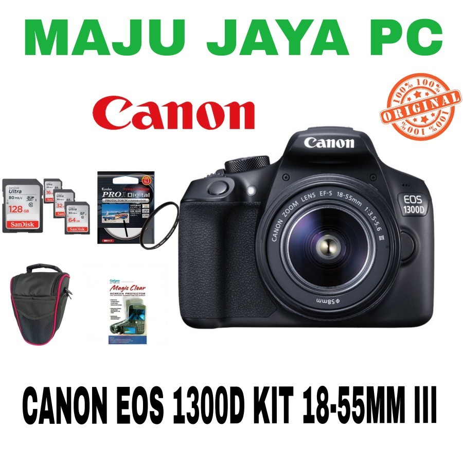 Canon EOS 1300D kit 18-55mm III WIFI / KAMERA CANON EOS 1300D