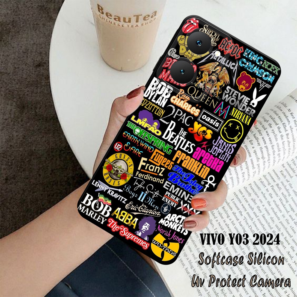 Case VIVO Y03 2024 - VIVO Y03 2024 Terbaru - Softcase  VIVO Y03 2024  - Softcase Pro Camera - Casing