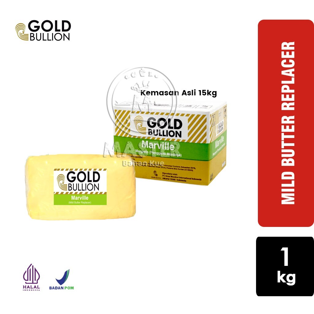 Gold Bullion Marville Margarin / Mild Butter Replacer  [1 kg]