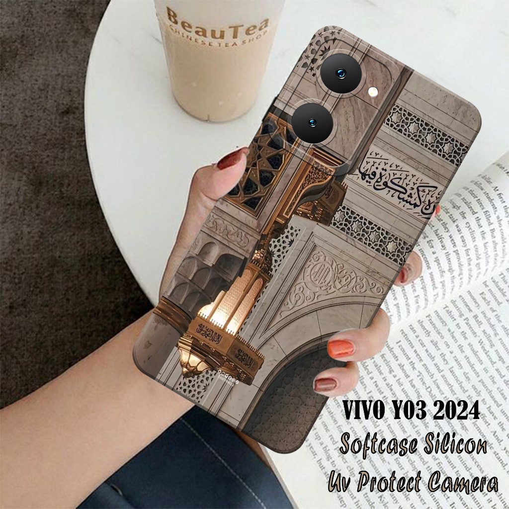 Case VIVO Y03 2024 - VIVO Y03 2024 Terbaru - Softcase  VIVO Y03 2024  - Softcase Pro Camera - Casing