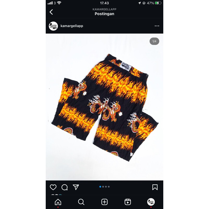 celana panjang dragon