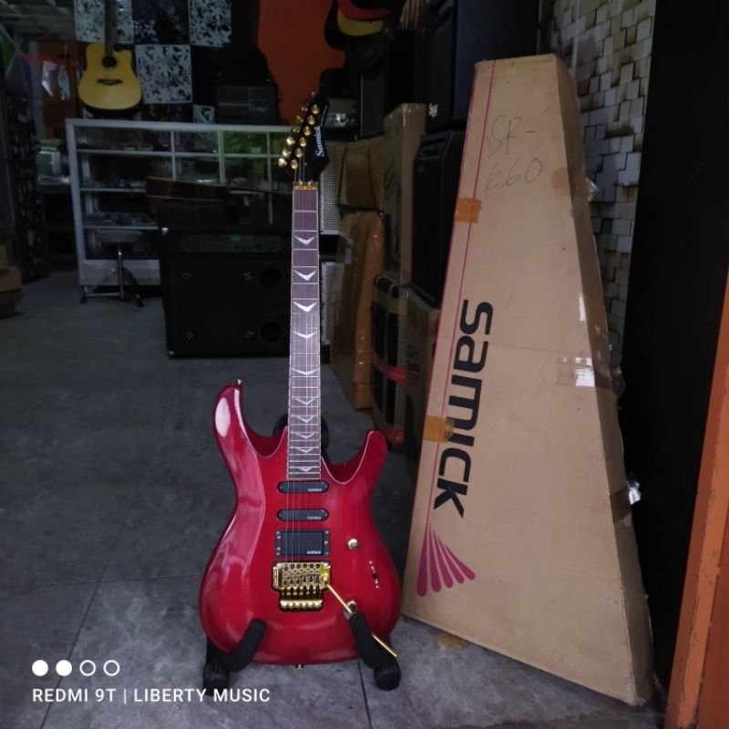 VERY RARE GUITAR. SAMICK SR660 KOREA. 1993-1997 NEW OLD STOCK