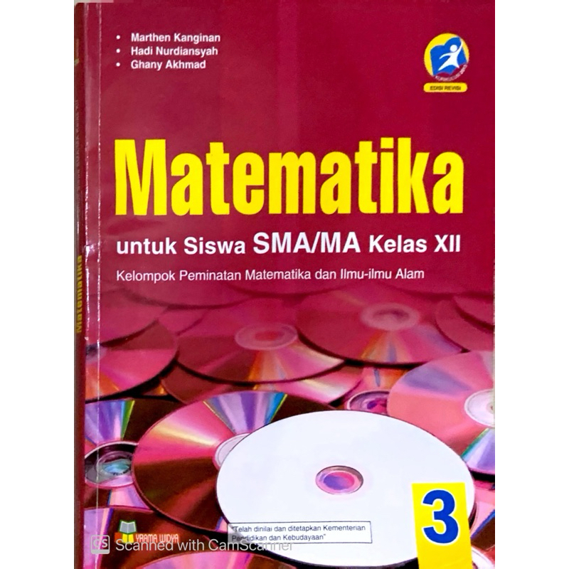 

YRAMA WIDYA MATEMATIKA UNTUK SISWA SMA/MA KELAS XII KELAS 12 (Perminatan)