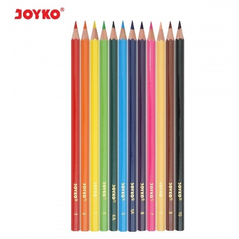 

Joyko Pensil Warna panjang 12 Colour CP-12PB Murah