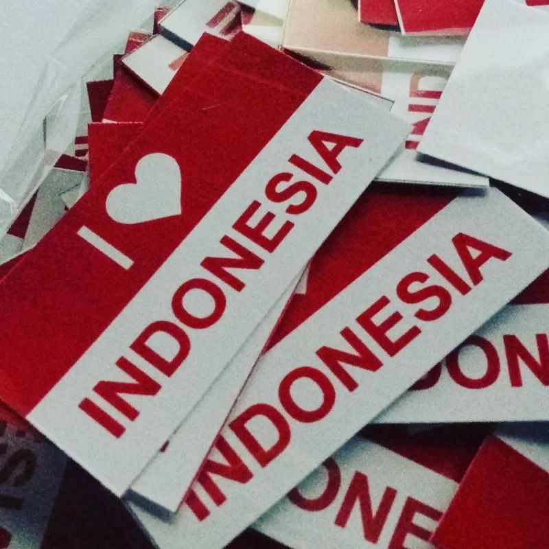 

(Isi 50 PCS) Stiker Pipi | Stiker Merah Putih | Stiker Tujuh Belasan