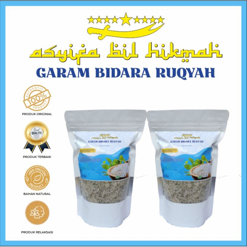 

Garam Ruqyah 500 gram/Garam bidara/Garam mandi/Menetralisir energi negatif dalam rumah dan toko/