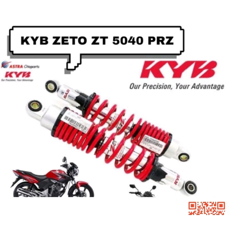 KYB Shockbreaker Shock belakang Motor RX KING RXK TIGER MEGAPRO LAMA VERZA KYB ZETO 5040