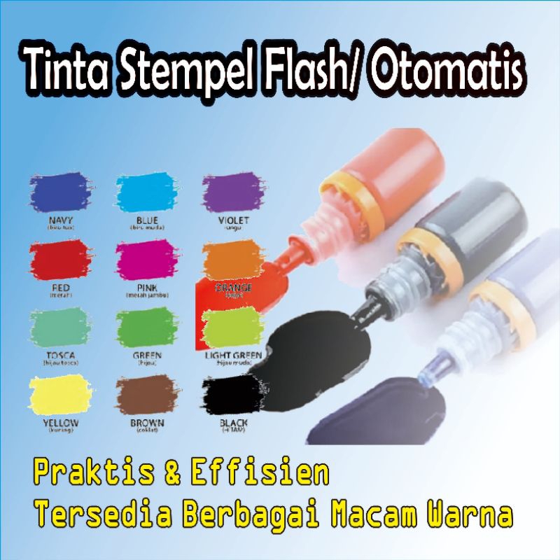 

Tinta stempel flash/warna otomatis untuk media kertas