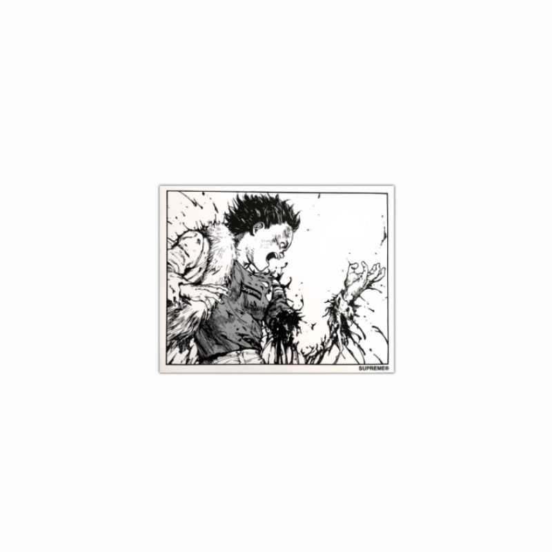 

sticker Supreme Akira anime comic kartun wibu stiker clothing brand streetwear