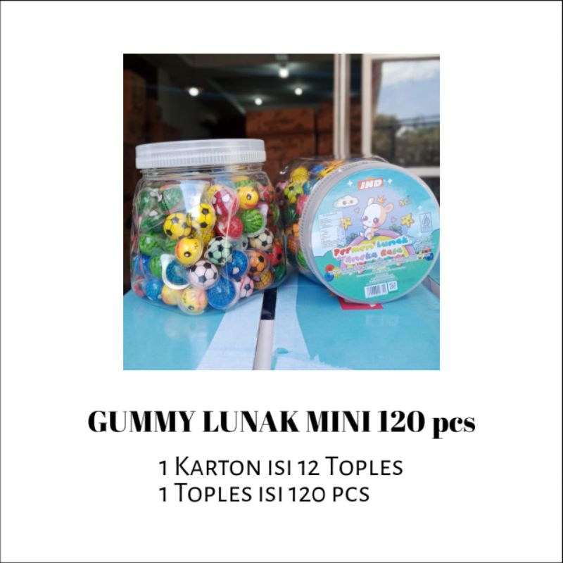 

Permen lunak mini toples isi 120pcs