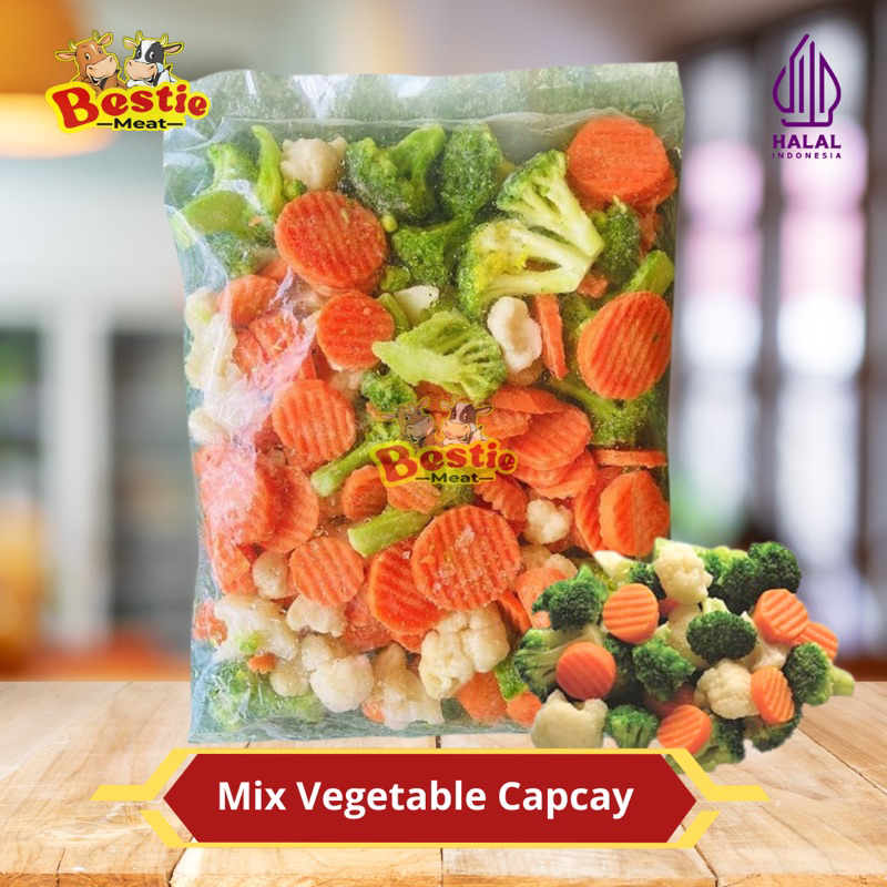 

Mix Vegetable Capcay - Sayuran Campur Sop ( Kembang Kol, Brokoli, Wortel )