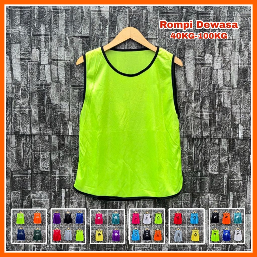 DISKON ROMPI DEWASA - ROMPI LATIHAN BOLA FUTSAL REMAJA DEWASA POLOS ROMPI OLAHRAGA POLOS TERBARU