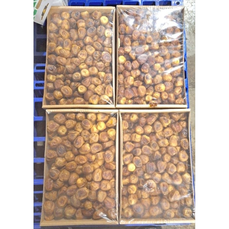 

Kurma Sukkari Premium Grade A FRESH Wrapping 3Kg | Prod. 2024 EXP 2026 /Sukari Dates non wraping PREMIUM / Tutup Dus Random/ Kurma Raja/Kurma Best Seller/ 3Kg+ Wrapping/ HC/ MZ