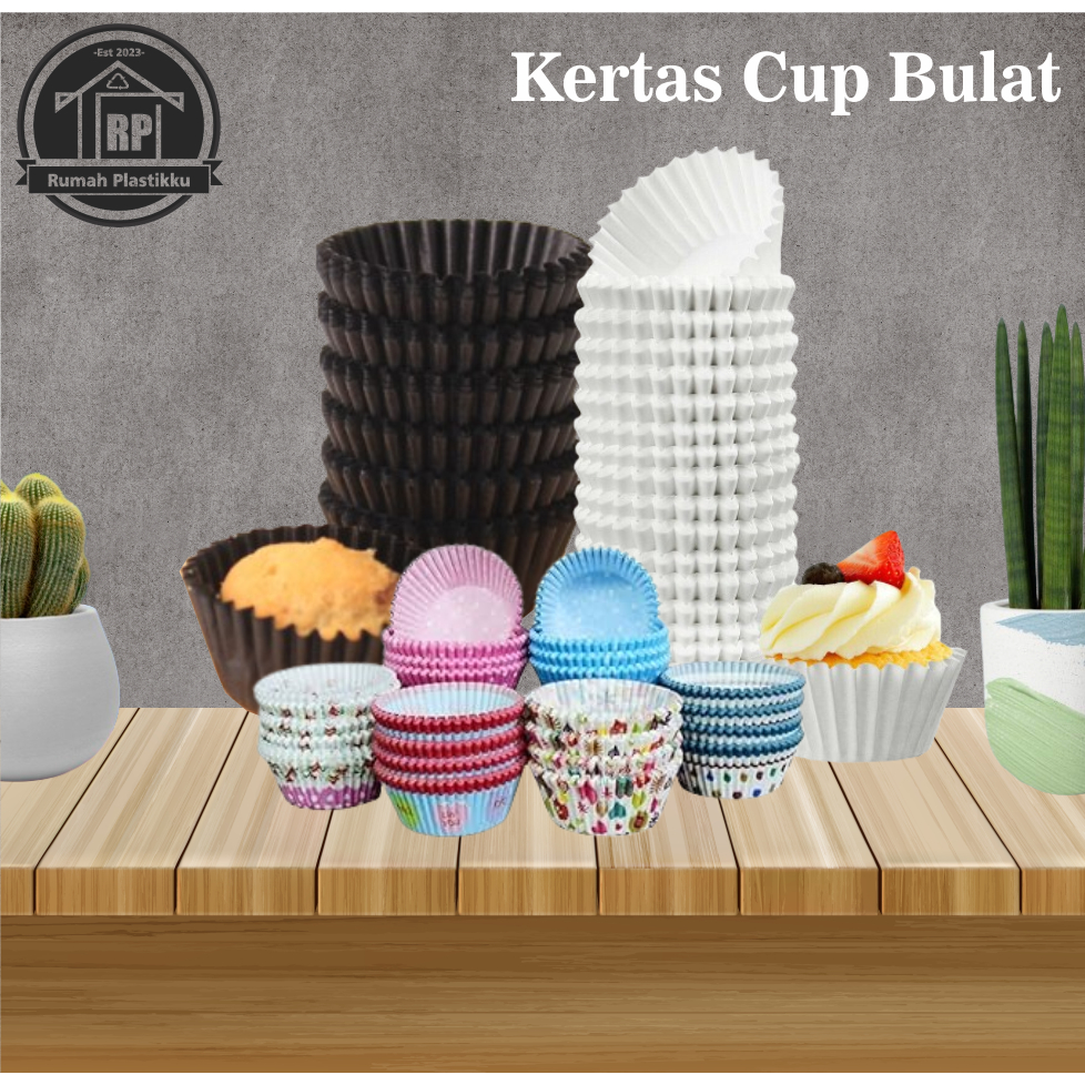Cup Cake Kertas / Alas kue / Cup Muffin Bolu Kukus Kertas Fora / Paper Cup Aneka Ukuran