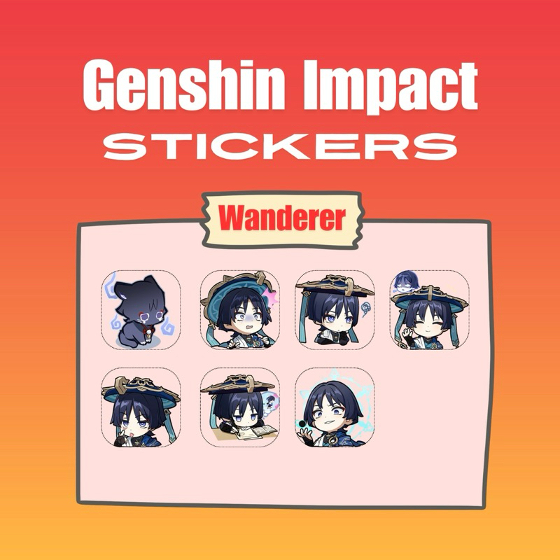 

Sticker Satuan Random Genshin Impact Sumeru Characters Part 1 Sumeru Boys