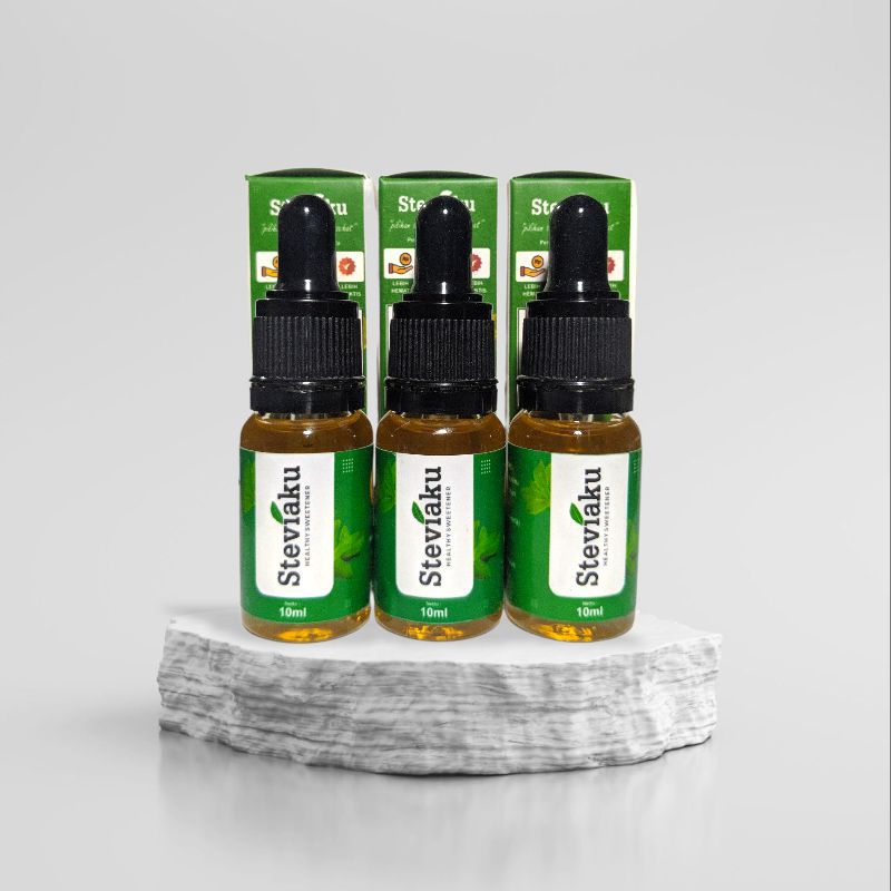 

Steviaku Liquid 10ml Paket Hemat 3 Botol - Gula Stevia