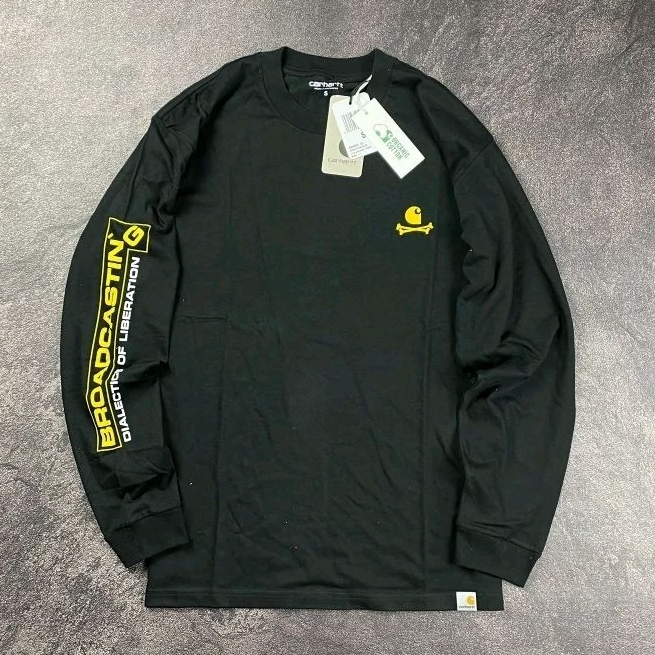 Carhartt WIP Airwaves Black ~ Kaos Carhartt  Original & Official Store