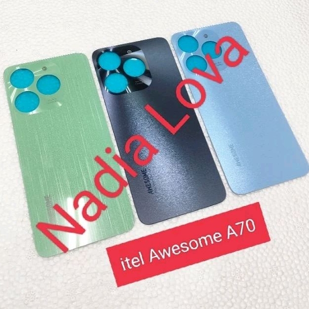 Itel Awesome A70 Backdoor Kesing Belakang Casing Belakang Tutup Belakang