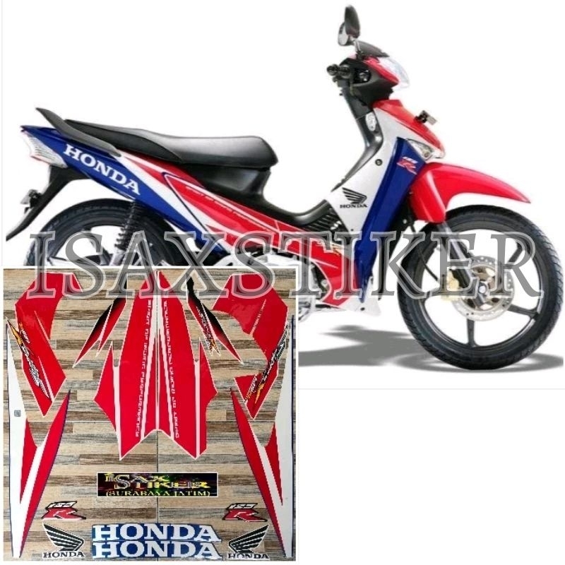 striping original Honda Supra X 125 R tahun 2005 2006