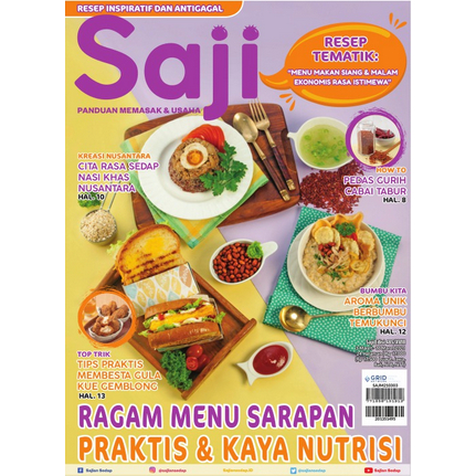 

(ID3140) Ragam Menu Sarapan Praktis & Kaya Nutrisi