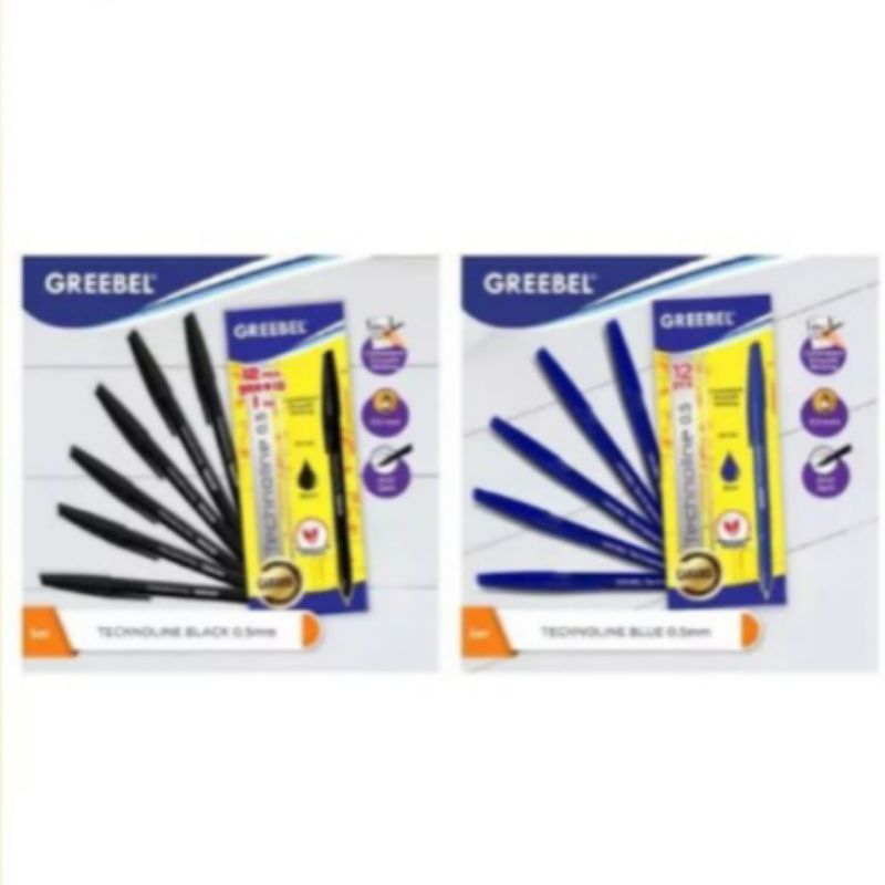 

Pulpen Greebel Series Technoline 0.5 mm