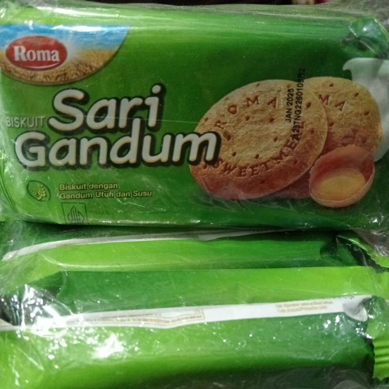 

ROMA SARI GANDUM RENCENG 390g isi 10bks