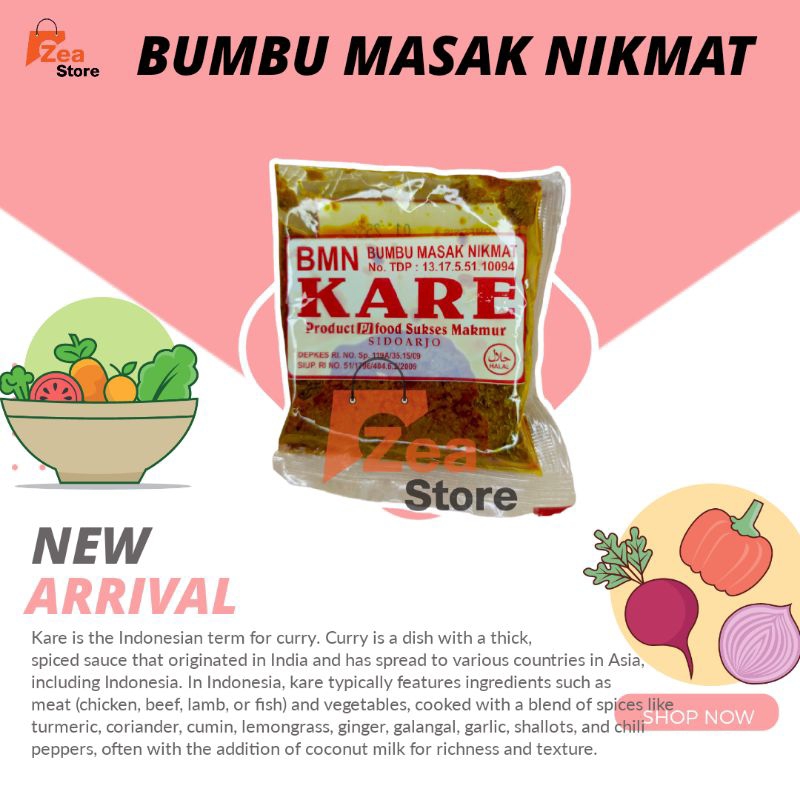 

Bumbu Masak Nikmat Kare