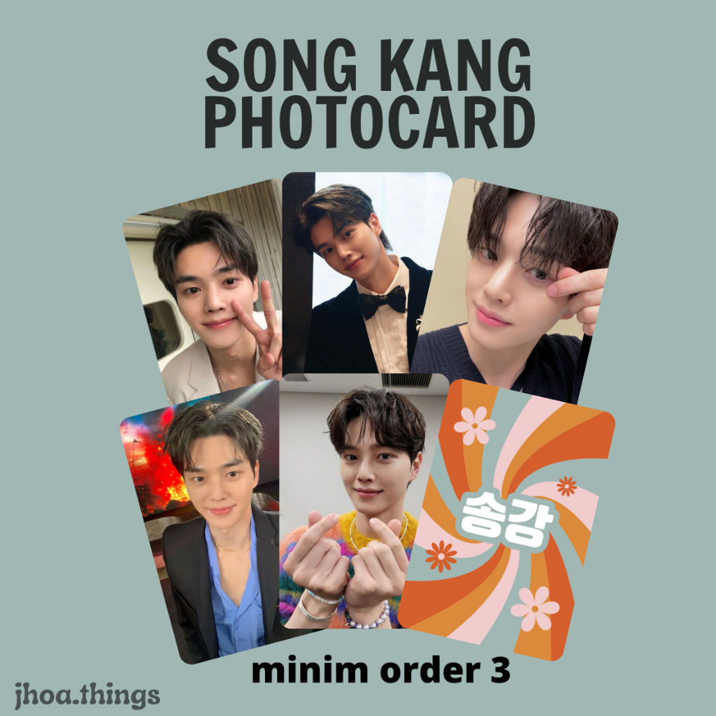 [UNOFFICIAL] PHOTOCARD SONG KANG SONGKANG ACTOR KOREA SWEET HOME MY DEMON