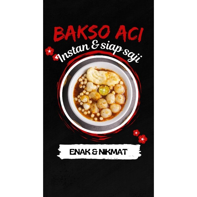 

baso aci satuan komplit instan simanalagi enakkk dan maknyosss
