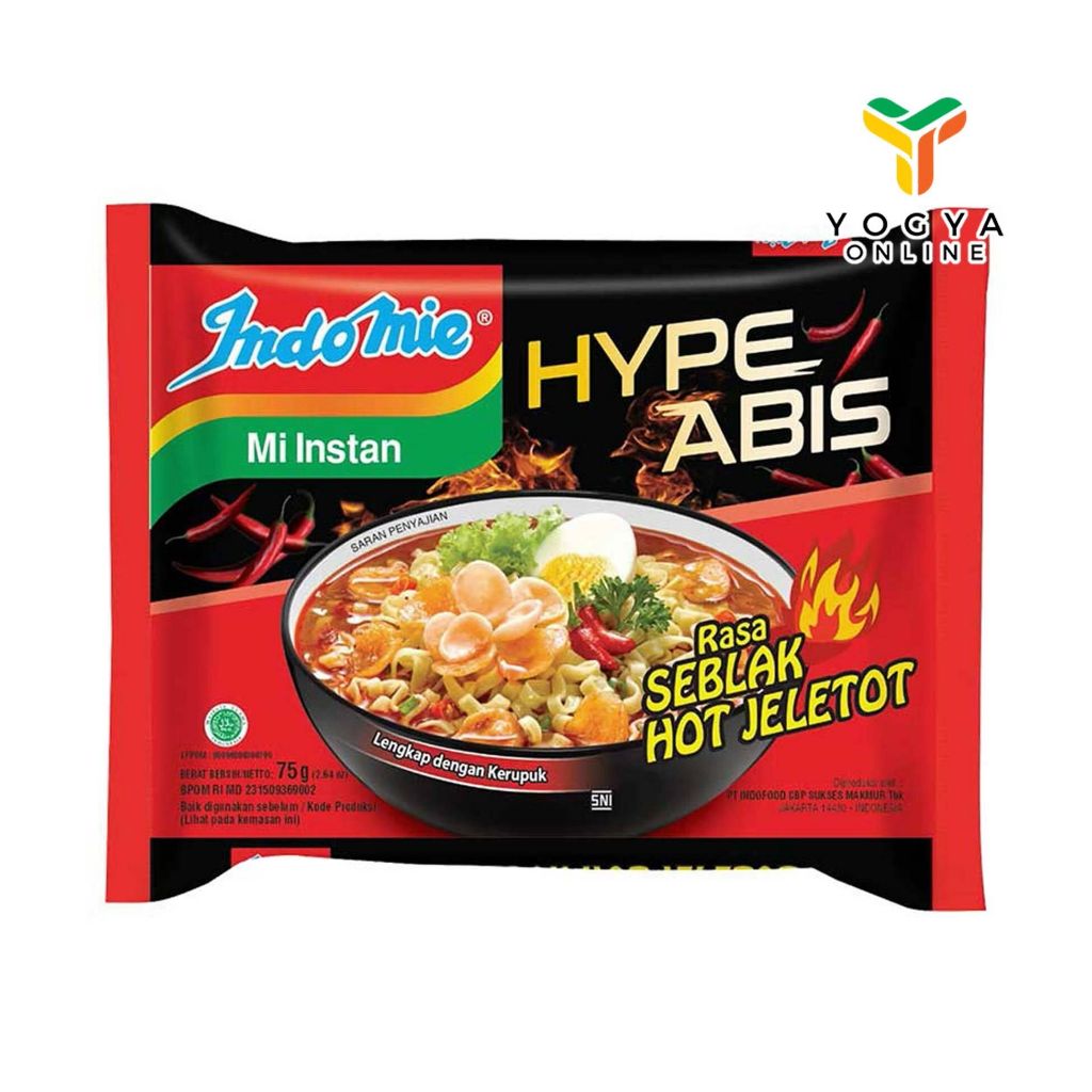 

Indomie Seblak Hot Jeletot 75 G